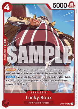 Lucky.Roux (OP09-015) - Starter Deck: Red Shanks (Rare) [ST-23-OP09-015]