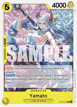 Yamato (ST13-016) - Starter Deck: Green Yellow Yamato (Common) [ST-28-ST13-016]