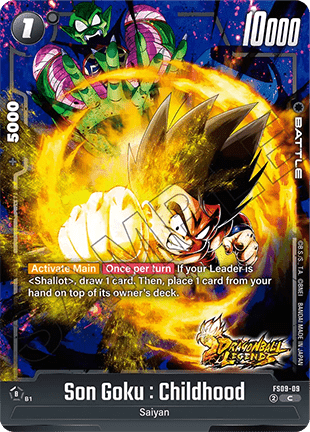 Son Goku : Childhood (FS09-09) - Starter Deck: EX Shallot [Fusion World] (Common) [FS09-09]