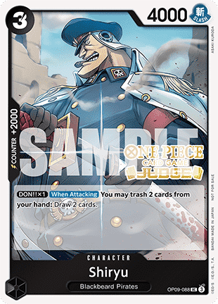 Shiryu (OP09-088) - Judge Promos (Uncommon) [JDG-OP09-088]