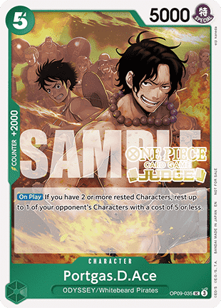 Portgas.D.Ace (OP09-035) - Judge Promos (Uncommon) [JDG-OP09-035]