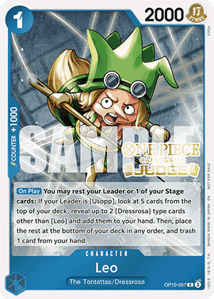 Leo (OP10-057) - Judge Promos (Rare) [JDG-OP10-057]