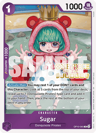 Sugar (OP10-065) - Judge Promos (Rare) [JDG-OP10-065]