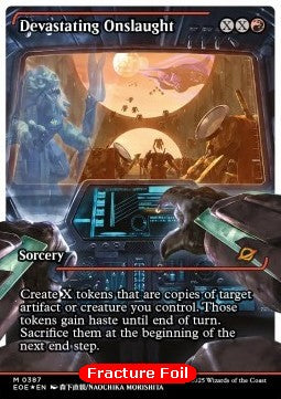 Devastating Onslaught (V.3) - Edge of Eternities: Extras (Mythic) [XEOE-387]