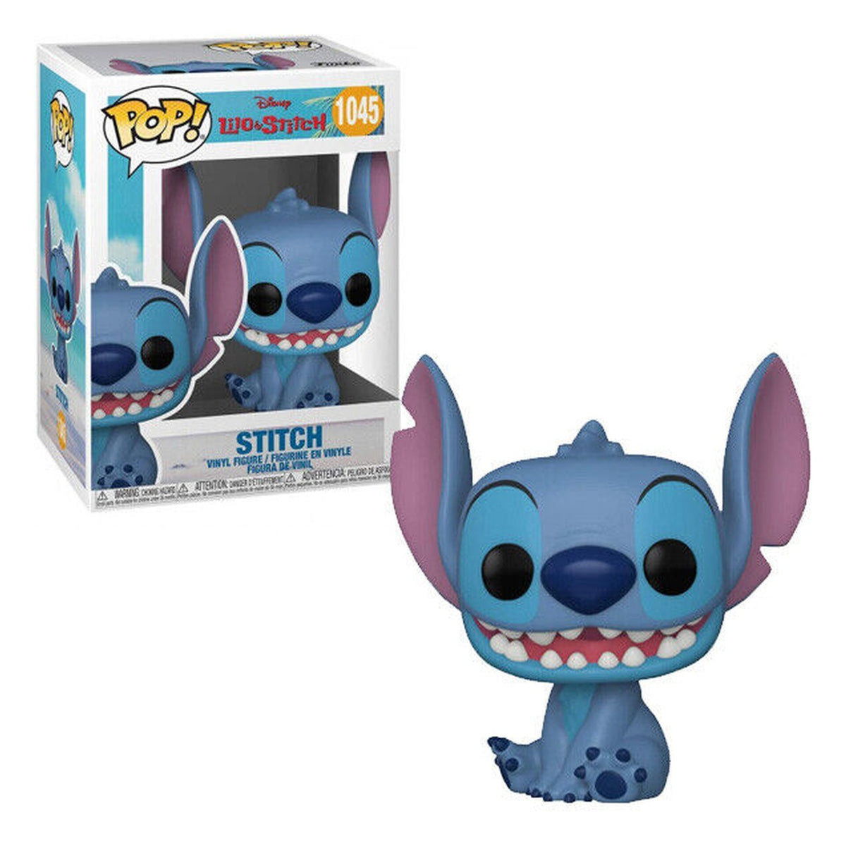 Funko Pop Disney Lilo & Stitch: Smiling Seated Stitch 1045 - Figura in Vinile