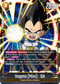 Vegeta (Mini) : DA (FP-047)  (V.1 - Promo) - Promos [Fusion World] (Promo) [FWP-047]
