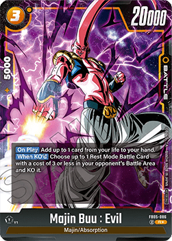Majin Buu : Evil (FB05-086) [Fusion World] (V.1 - Rare)