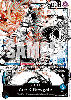 Ace & Newgate (ST22-001) (V.2) - Starter Deck: EX Ace & Newgate (Alternate Art) [ST-22-001]