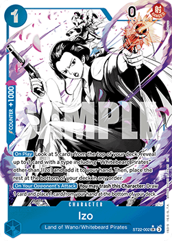 Izo (ST22-002) (V.2) - Starter Deck: EX Ace & Newgate (Alternate Art) [ST-22-002]