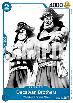 Decalvan Brothers (ST22-008) (V.2) - Starter Deck: EX Ace & Newgate (Alternate Art) [ST-22-008]