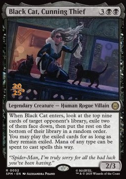Black Cat, Cunning Thief - Marvel's Spider-Man: Promos (Rare) [PSPM-52]