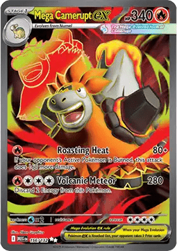 Mega Camerupt ex - Mega Evolution (Ultra Rare) [MEG-156]