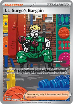 Lt. Surge's Bargain - Mega Evolution (Special Illustration Rare) [MEG-185]