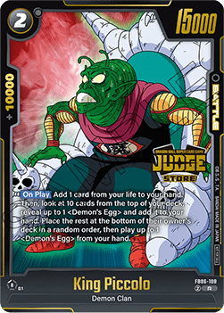King Piccolo (FB06-108)  (V.2 - Rare) - Judge Promos [Fusion World] (Rare) [JPFW-FB06-108]