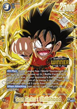 Son Goku : Childhood (SB01-018)  (V.1 - Super Rare) - Special Tournament Promos [Fusion World] (Super Rare) [STPFW-SB01-018]