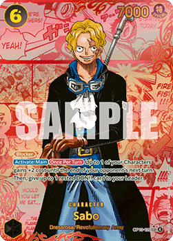 Sabo (OP13-120) (V.5) - Carrying on his Will (Manga Rare) [OP13-120]