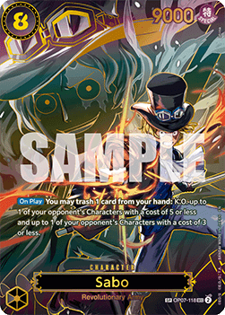Sabo (OP07-118) - Carrying on his Will (Special Rare) [OP13-OP07-118]