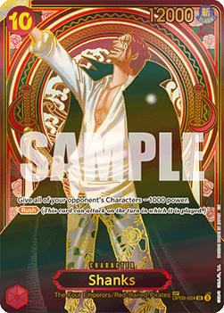 Shanks (OP09-004) (V.1) - Carrying on his Will (Special Rare) [OP13-OP09-004]