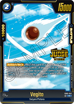 Vegito (FB05-041)  (V.1 - Rare) - Judge Promos [Fusion World] (Rare) [JPFW-FB05-041]