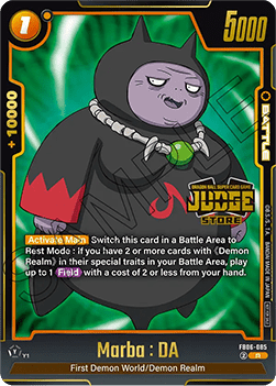 Marba : DA (FB06-085)  (V.1 - Rare) - Judge Promos [Fusion World] (Rare) [JPFW-FB06-085]