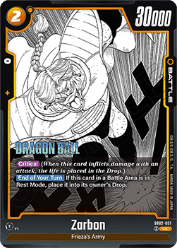 Zarbon (SB02-051) - Manga Booster 02 [Fusion World] (Uncommon) [SB02-051]