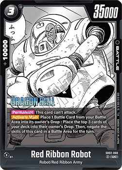 Red Ribbon Robot (SB02-060)  (V.1 - Uncommon) - Manga Booster 02 [Fusion World] (Uncommon) [SB02-060]