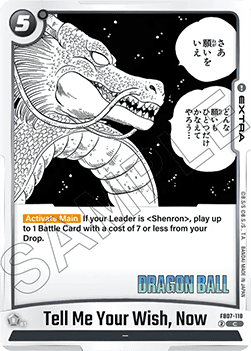 Tell Me Your Wish, Now (FB07-118) - Manga Booster 02 [Fusion World] (Common) [SB02-FB07-118]