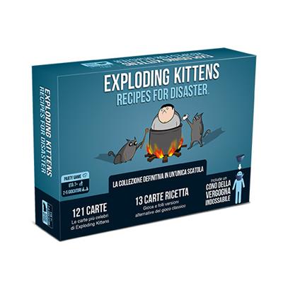 Gioco da tavolo - Exploding Kittens - Recipes for Disaster