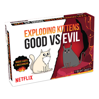 Gioco da tavolo - Exploding Kittens - Good Vs Evil