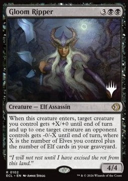 Gloom Ripper - Lorwyn Eclipsed: Promos (Rare) [PECL-102]