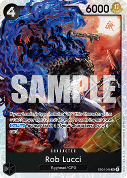 Rob Lucci (EB04-048) (V.1) - Adventure on Kami’s Island (Super Rare) [OP15-EB04-048]