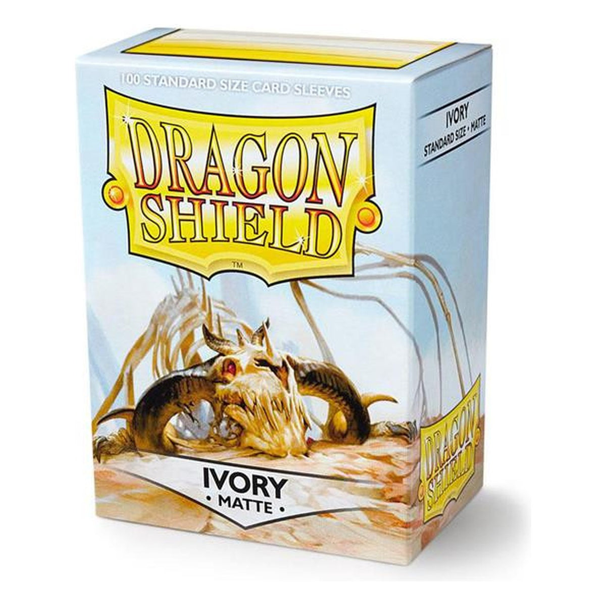 Dragon Shield Matte Ivory - 100 Bustine Standard