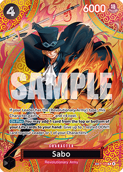 Sabo (P-105) - Adventure on Kami’s Island (Special Rare) [OP15-P-105]