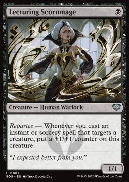 Lecturing Scornmage