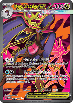 Mega Dragalge ex - Chaos Rising (Ultra Rare) [CRI-104]