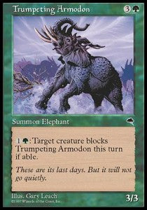 Trumpeting Armodon - Tempest (Uncommon)
