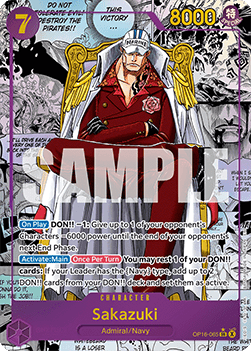 Sakazuki (OP16-065) (V.3) - The Time of Battle (Manga Rare) [OP16-065]