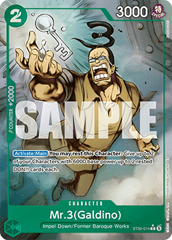 Mr.3(Galdino) (ST30-014) (V.2)