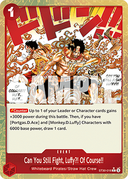 Can You Still Fight, Luffy?! Of Course!! (ST30-016) (V.2)