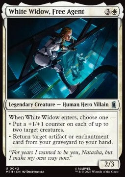 White Widow, Free Agent