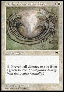Circle of Protection: Green - Tempest (Common)