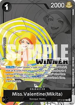 Miss.Valentine(Mikita) (OP14-087)