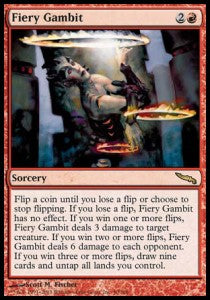 Fiery Gambit - Mirrodin (Rare) [MRD-90]