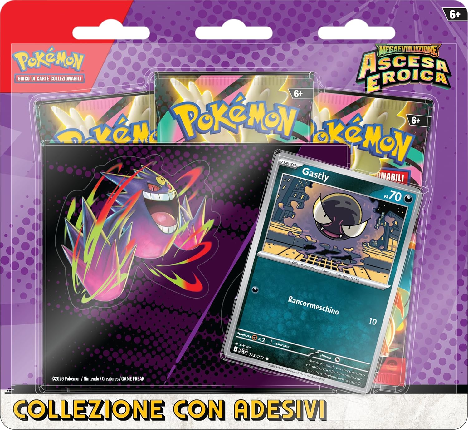 Pokemon TCG - Collezione con Adesivi Megaevoluzion - edizione italiana