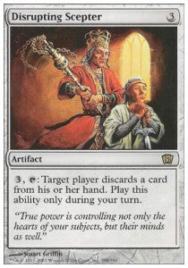 Disrupting Scepter - Eighth Edition (Rare) [8ED-298]