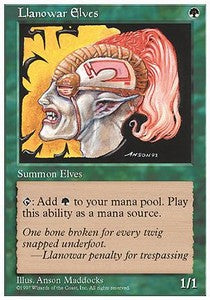 Llanowar Elves - Fifth Edition (Common)