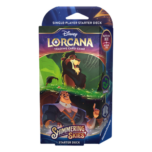 Lorcana TCG - Shimmering Skies - Starter Deck - Emerald/Steel