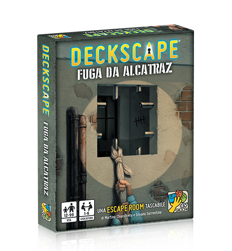 Gioco da tavolo - Deckscape - Fuga da Alcatraz