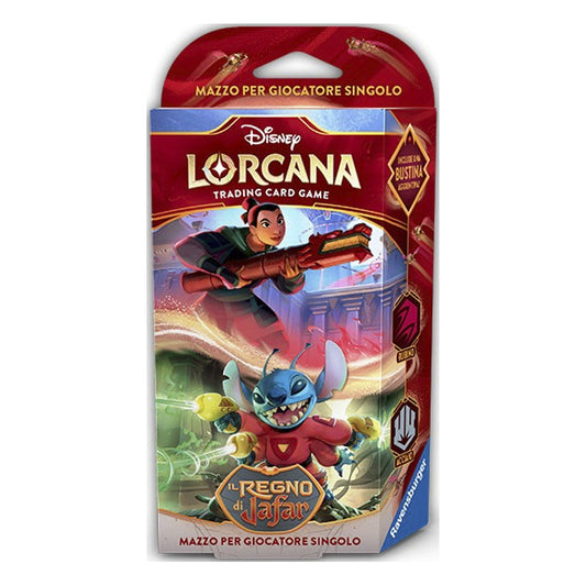 Lorcana TCG - Il Regno di Jafar - Starter Deck - Rubino/Acciaio - ITA
