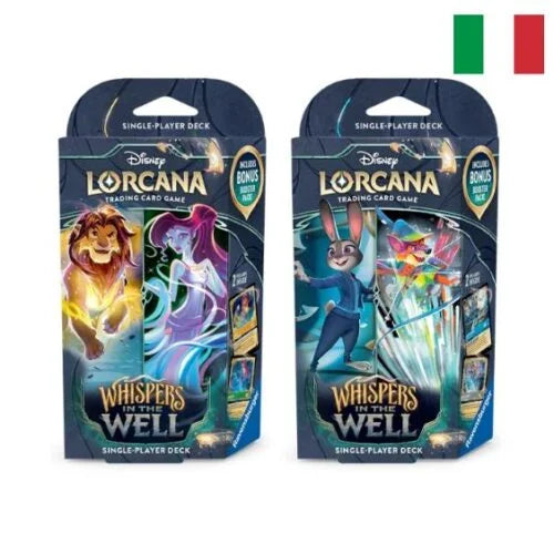 LORCANA - BOX 8 STARTER DECKS - SUSSURRI NEL POZZO - ITA